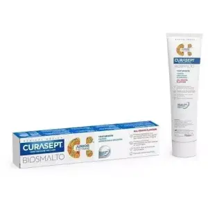 CURASEPT BIOSMALTO JUNIOR zubná pasta (7-12 rokov) príchuť všetky plody 75 ml