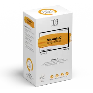 nesVITAMINS Vitamin C 250 mg long effect kapsuly 60 ks