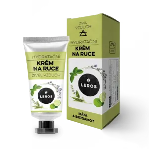 LEROS HYDRATAČNÝ KRÉM NA RUKY ŽIVEL VZDUCH s mätou a bergamotom 30 ml
