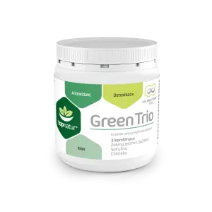 topnatur GREEN TRIO (spirulina, chlorella, zelený jačmeň) tablety 540 ks
