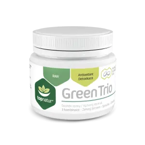 topnatur GREEN TRIO (spirulina, chlorella, zelený jačmeň) tablety 180 ks