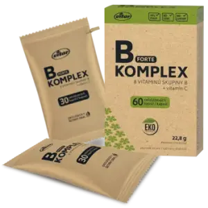 VITAR B-KOMPLEX FORTE + vitamín C kapsuly 60 ks