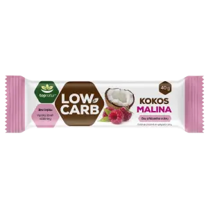 topnatur Tyčinka LOW CARB Kokos Malina 40 g