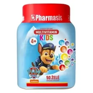 Pharmasis MULTIVITAMIN KIDS Labková patrola želé pre deti modré 50 ks