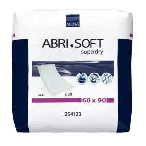 ABENA ABRI SOFT superdry 60x90 cm podložka absorpčná savosť 1500 ml 30 ks