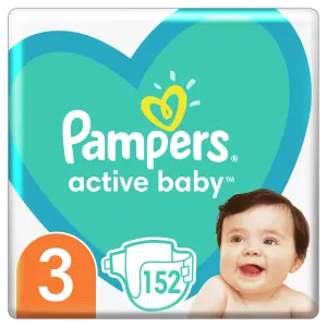 PAMPERS Active Baby MP+ S3 (6-10kg) 152 ks