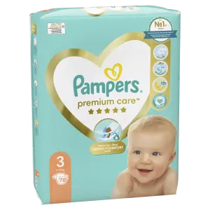 PAMPERS Premium JP S3 (6-10kg) 78 ks 