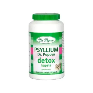 DR. POPOV PSYLLIUM DETOX kapsuly 120 ks