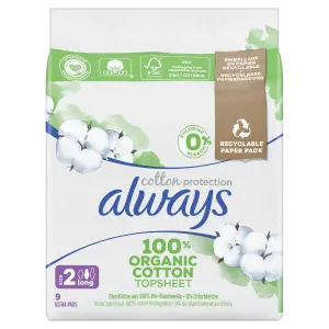 Always Cotton Maxi Vložky 9 ks