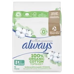 Always Cotton Normal Vložky 11 ks