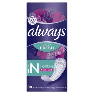 Always Intimky Fresh&Protect Parfumovane Normal Vložky 30 ks