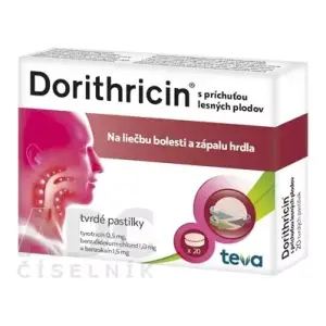 Dorithricin pastilky lesné plody 20 ks