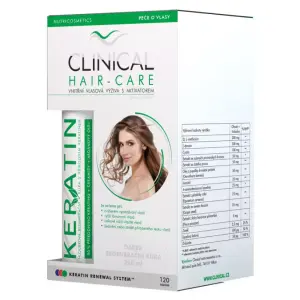 CLINICAL HAIR-CARE kapsuly 120 ks + darček Keratín kúra 100 ml