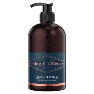 King C Gillette Čistiaca emulzia na fúzy a tvár 350 ml