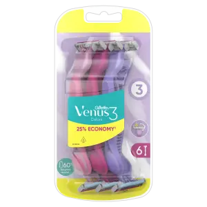 Venus Simply 3 Dispo Multicolor 6 ks