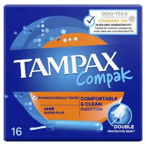 Tampax Compact Super plus 16 ks