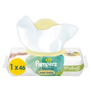 PAMPERS Harmonie New baby Vlhčené obrúsky 46 ks
