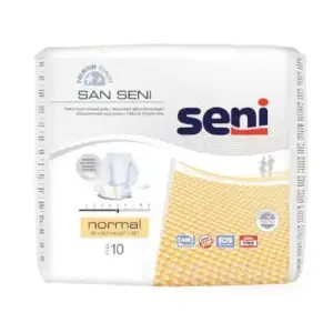 Seni SAN AIR NORMAL vkladacie plienky pre inkontinentných 32x64cm savosť 1290ml 10 ks