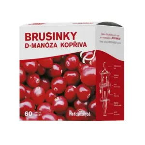 nefdesanté BRUSNICE D-MANÓZA ŽIHĽAVA tablety 60 ks