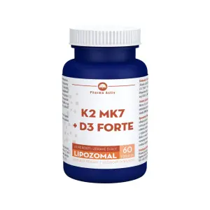 Pharma Activ Lipozomal K2 MK7 + D3 FORTE kapsuly 60 ks