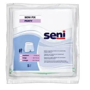 Seni FIX PANTY Large elastické fixačné nohavičky (obvod 85-120 cm) 5 ks