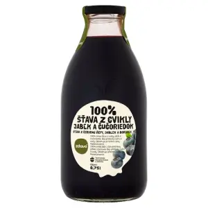 zdravo 100% ŠŤAVA Z CVIKLY JABĹK A ČUČORIEDOK 750 ml
