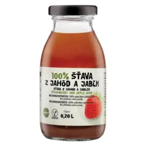 zdravo 100% JAHODOVO-JABLKOVÁ ŠŤAVA 200 ml