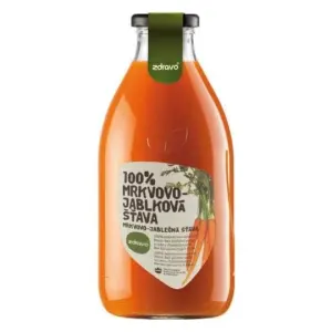 zdravo 100% MRKVOVO-JABLKOVÁ ŠŤAVA 750 ml