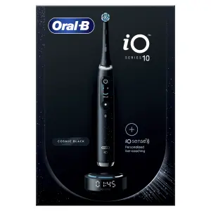 Oral-B EK iO Series 10 Black + držiak zubnej kefky + cestovné púzdro 1 set