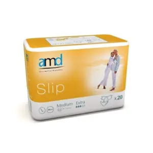 amd Slip Extra Medium inkontinenčné plienky obvod bokov 70 - 110 cm 20 ks