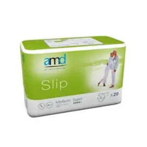 amd Slip Super Medium inkontinenčné plienky obvod bokov 70 - 110 cm 20 ks