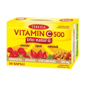 TEREZIA VITAMÍN C 500 trio natur+ kapsuly 30 ks
