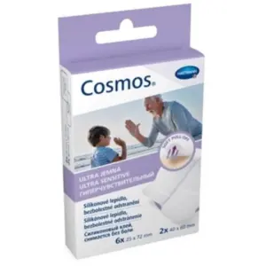 Cosmos Ultra jemná náplasť 25 x 72 mm 6 ks 40 x 60 mm 2 ks 1 set