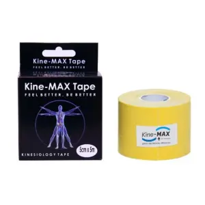 Kine-MAX Classic Kinesiology Tape žltá tejpovacia páska 5cm x 5m 1 ks