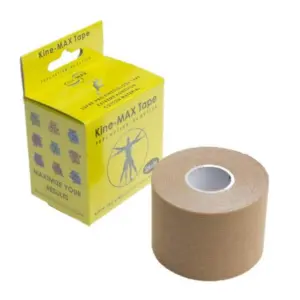 Kine-MAX Super-Pro Cotton Kinesiology Tape béžová tejpovacia páska 5cm x 5m 1 ks