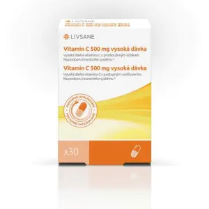 LIVSANE Vitamín C 500 mg vysoká dávka kapsuly s postupným uvoľňovaním 30 ks