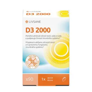 LIVSANE Vitamín D3 2000 IU kapsuly 90 ks