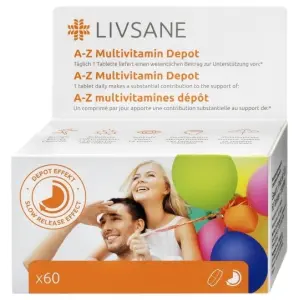 LIVSANE A-Z Multivitamín komplex tablety 60 ks