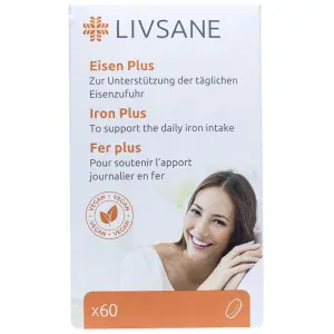 LIVSANE Železo Plus s Vitamínmi tablety 60 ks
