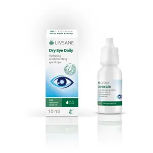 LIVSANE Očné kvapky - suché oči s 0,1% HA 10 ml