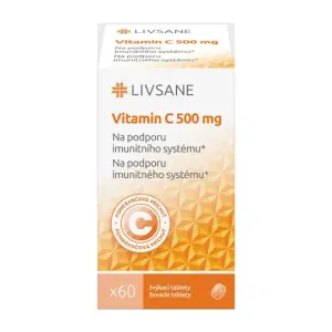 LIVSANE Vitamín C 500 mg žuvacie tablety 60 ks