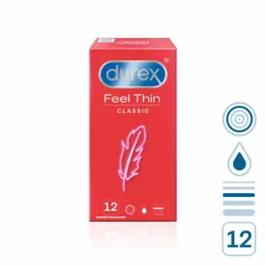 DUREX Feel Thin kondóm 12 ks