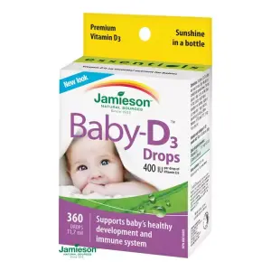 JAMIESON VITAMÍN D Baby-D 400 IU kvapky 11,7 ml