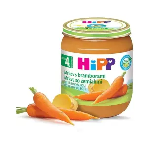 HiPP BIO PRÍKRM Mrkva so zemiakmi 125 g