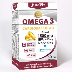 JutaVit Omega 3 Kardiovaskulár 1500 mg kapsuly 60 ks