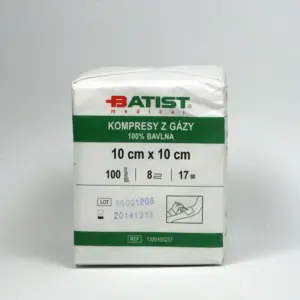 BATIST KOMPRES gázový nesterilný 10 x 10 cm 100 ks