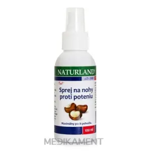 NATURLAND SPREJ NA NOHY PROTI POTENIU 100 ml