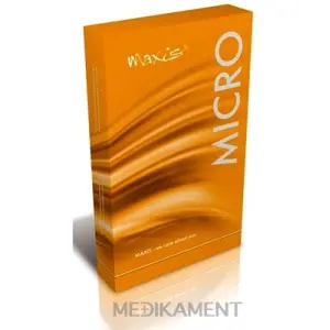 MAXIS MICRO STEHENNÉ PANČUCHY NEKĹZAVÉ veľkosť 6, (II.KT), normálne, bez špice, s krajkou,
