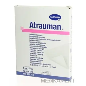 ATRAUMAN kompres impregnovaný 5 x 5 cm 10 ks