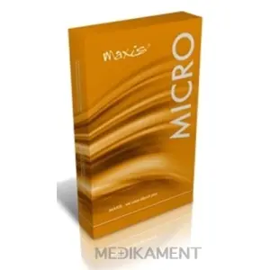 MAXIS MICRO STEHENNÉ PANČUCHY NEKĹZAVÉ veľkosť 4, (II.KT), krátke, so špicou, s lemom, bro